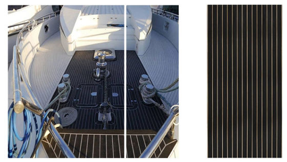 SGS Eco Material Outdoor Yacht Faux Teak Decking Sheet